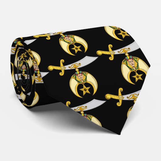 Shriners Emblem Krawatte (Gerollt)