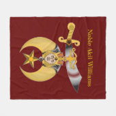 Shriners Fleecedecke (Vorderseite (Horizontal))
