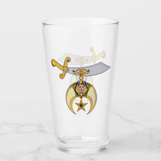 SHRINERS GLASS GLAS (Rückseite)