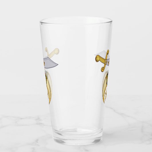 SHRINERS GLASS GLAS (Links)