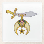 Shriners Glasuntersetzer (Vorderseite)