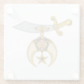 Shriners Glasuntersetzer (Rückseite)
