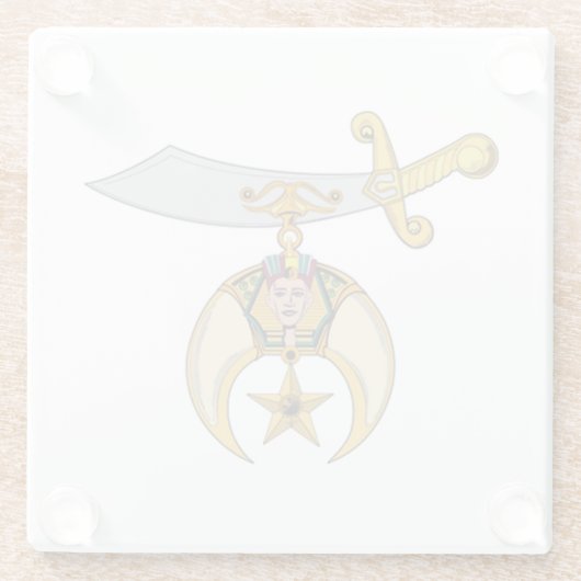 Shriners Glasuntersetzer (Rückseite)