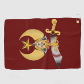 Shriners Golfhandtuch (Horizontal)