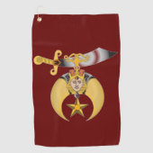Shriners Golfhandtuch (Vorderseite)