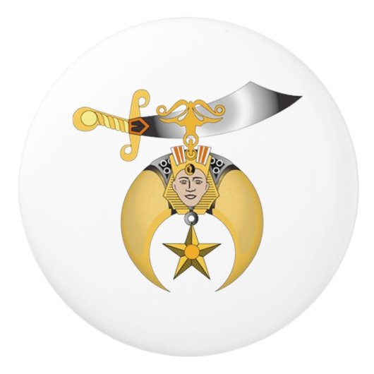 Shriners Keramikknauf (Vorderseite)