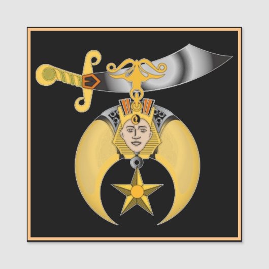 Shriners Name Tag Namensschild (Vorderseite)