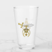 Shriners personalisieren glas (Rückseite)