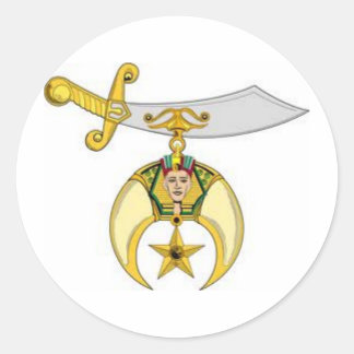 Shriners Products Runder Aufkleber