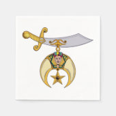 Shriners Serviette (Vorderseite)