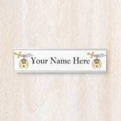 Shriners Türschild (Vorderseite )