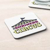 Shriners Zirkus Getränkeuntersetzer (Linke Seite)