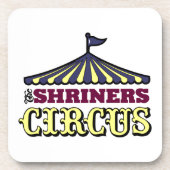 Shriners Zirkus Getränkeuntersetzer (Vorderseite)