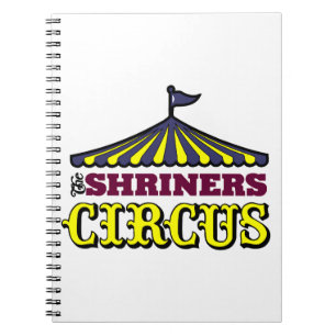 Shriners Zirkus Notizblock
