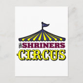 Shriners Zirkus Postkarte (Vorderseite)