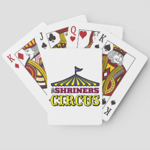 Shriners Zirkus Spielkarten