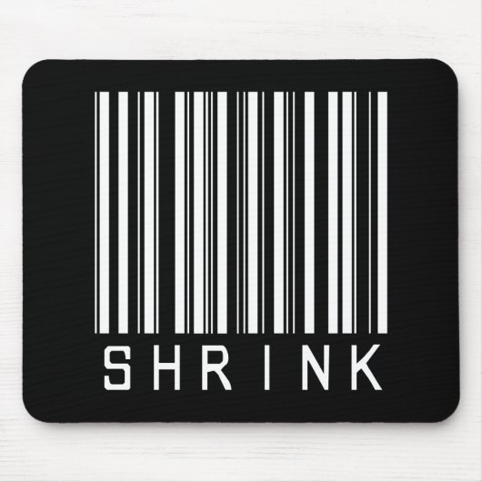 Shrink-Bar-Code Mousepad (Vorne)