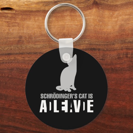 Shrodingers Cat-Schlüsselanhänger Schlüsselanhänger (Vorderseite)