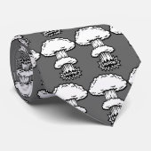 SHROOM! - b/w Krawatte (Gerollt)