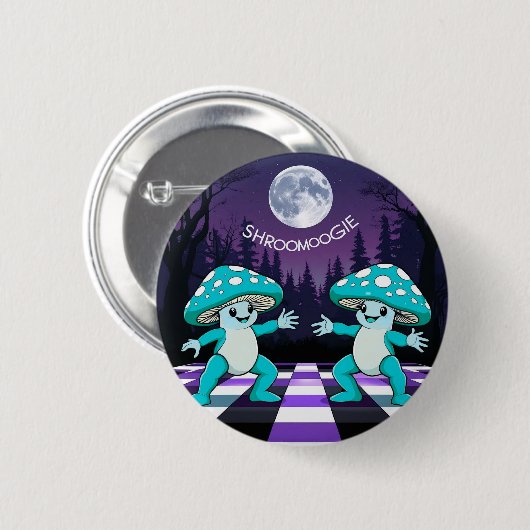 Shroom Boogie Abzeichen Button (Vorne & Hinten)