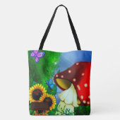 Shroom Gully Whimsical Fantasy Art Tasche (Rückseite)