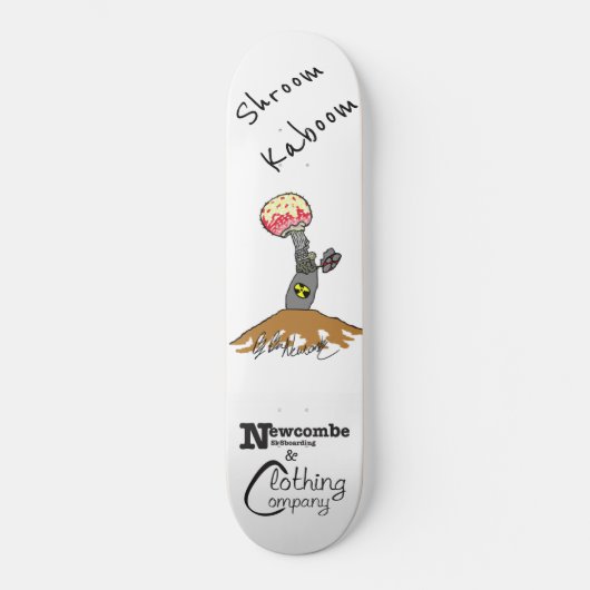 Shroom Kaboom Skateboard (Vorderseite)