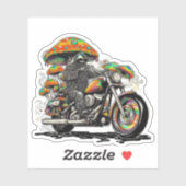 Shroomed Skeleton Cruise Aufkleber (Blatt)