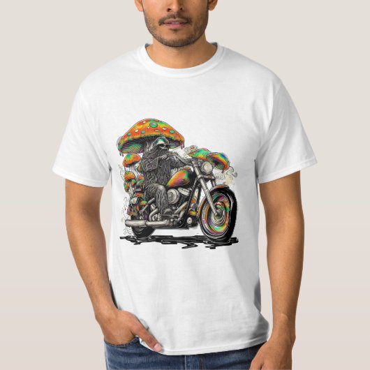 Shroomed Skeleton Cruise T-Shirt (Vorderseite)