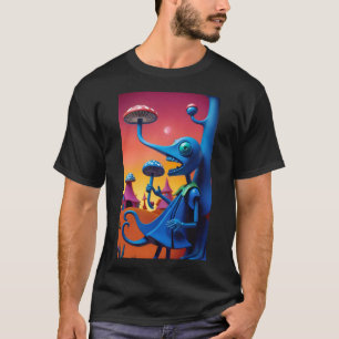 Shroomin' 'n' Bloom'n - Ken Gage Surreal Art T-Shirt