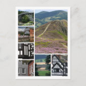 Shropshire Postkarte (Vorderseite)