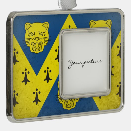 Shropshire Rahmen-Ornament Silber (Rechts)