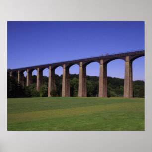 Shropshire Union Canal Aquädukt, Pont Cysyllte, Poster