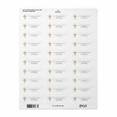 Shroud of Turin Easter Cross Religious Christian (Vorne)