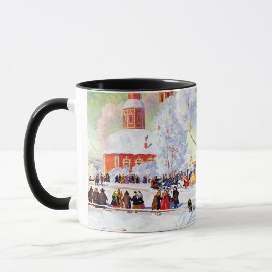 "Shrove-Tide". Russian Art Christmas Gift Tasse (Links)