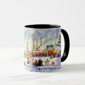 "Shrove-Tide". Russian Art Christmas Gift Tasse (VorderseiteRechts)