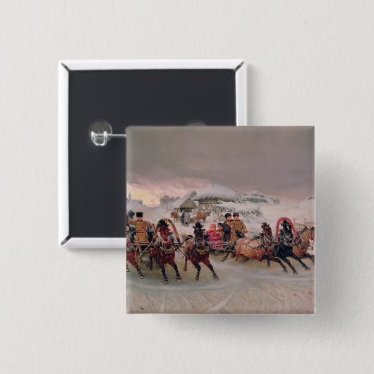 Shrovetide, 1889 button (Vorne & Hinten)