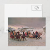 Shrovetide, 1889 postkarte (Vorne/Hinten)