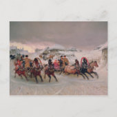 Shrovetide, 1889 postkarte (Vorderseite)