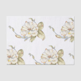 Shrub-Rose-Design auf Gewebepapier Seidenpapier