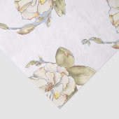 Shrub-Rose-Design auf Gewebepapier Seidenpapier (Ausschnitt)