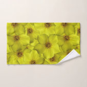 Shrubby Cinquefoil Nahtloses Muster Badhandtuch Set (Handtuch)