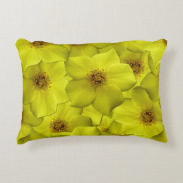 Shrubby Cinquefoil Nahtloses Muster Dekokissen