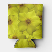 Shrubby Cinquefoil Nahtloses Muster Dosenkühler (Vorderseite)