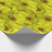 Shrubby Cinquefoil Nahtloses Muster Geschenkpapier (Ecke)