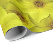 Shrubby Cinquefoil Nahtloses Muster Geschenkpapier (Rolleneckpunkt)