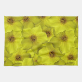 Shrubby Cinquefoil Nahtloses Muster Geschirrtuch (Horizontal)