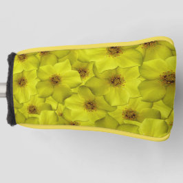 Shrubby Cinquefoil Nahtloses Muster Golf Headcover