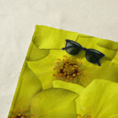 Shrubby Cinquefoil Nahtloses Muster Strandtuch (Beispiel)