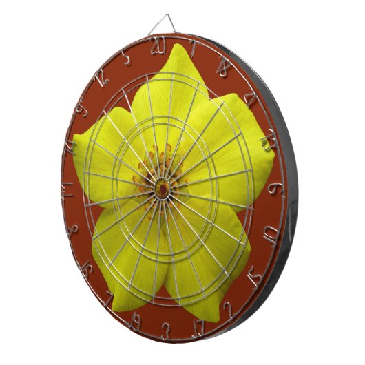 Shrubby Cinquefolie #1 Dartscheibe (Vorderseite rechts)