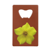 Shrubby Cinquefolie #1 Geldkarten Flaschenöffner (Rückseite)